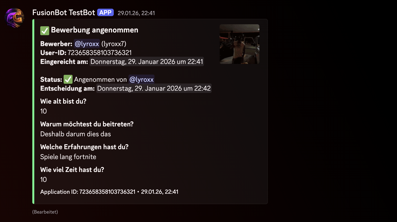 Application Screenshot